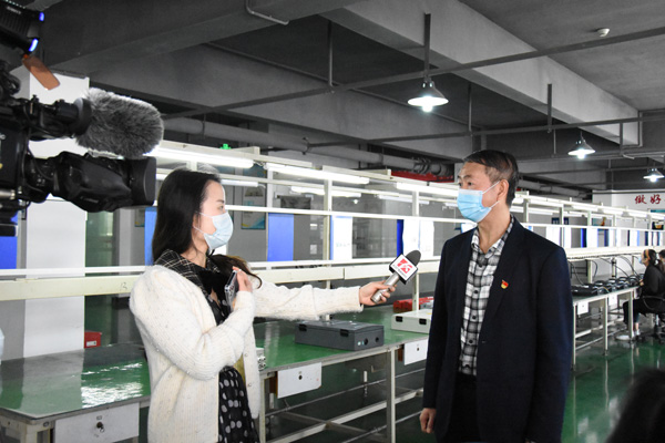 抗疫情 保生产 长沙广播电视台到江南网页版_江南(中国)官方采访